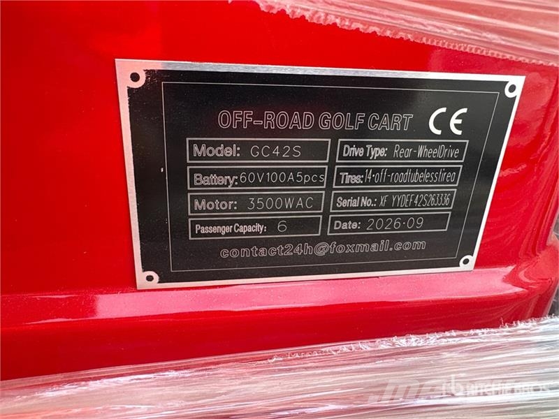 SDLOOL SL-GC42S Electric Off-Road Golf Cart (Unuse Golfbil
