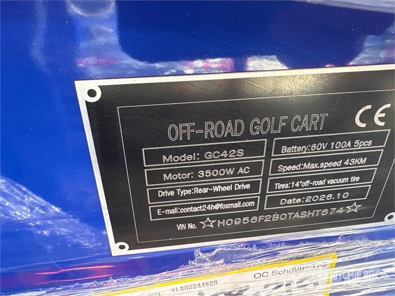 SDLOOL SL-GC42S Electric Off-Road color is blue Go Golfikärud