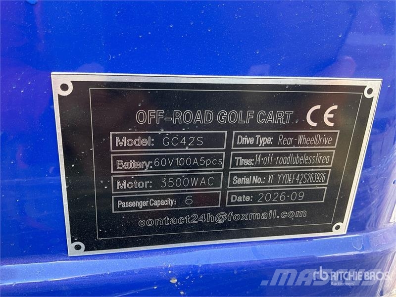  SDLOOL SL-GC42S Electric Off-Road Golf Cart (Unuse Αμαξίδια γκολφ