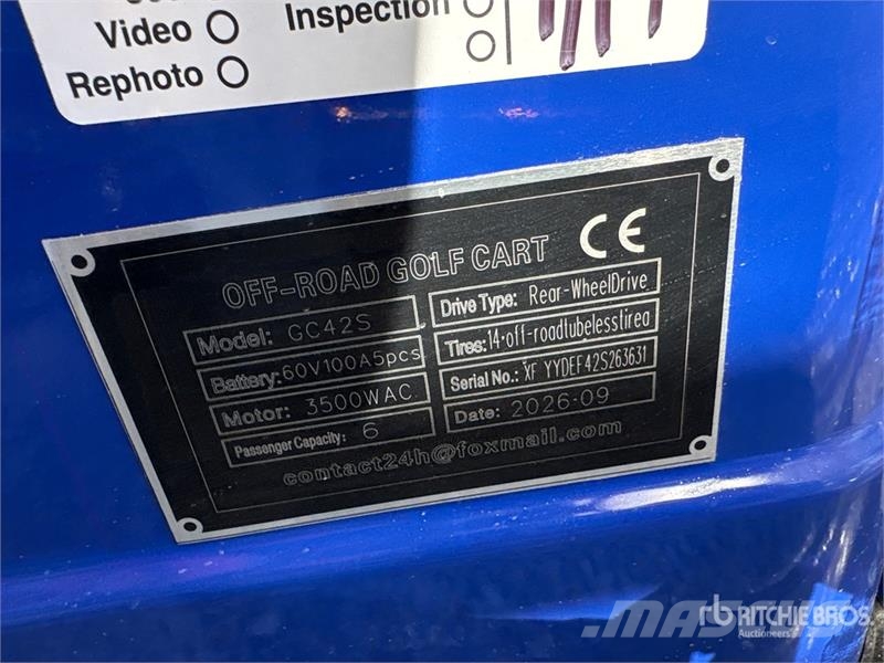 SDLOOL SL-GC42S Electric Off-Road Golf Cart (Unuse 高爾夫球車