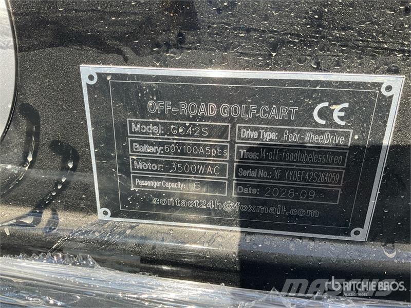 SDLOOL SL-GC42S Electric Off-Road Golf Cart (Unuse Golfwagen/Golfcart