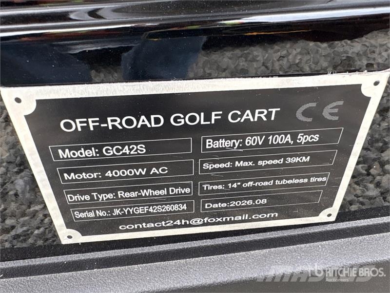  SDLOOL SL-GC42S Electric Off-Road Golf Cart (Unuse Golfo vežimėliai