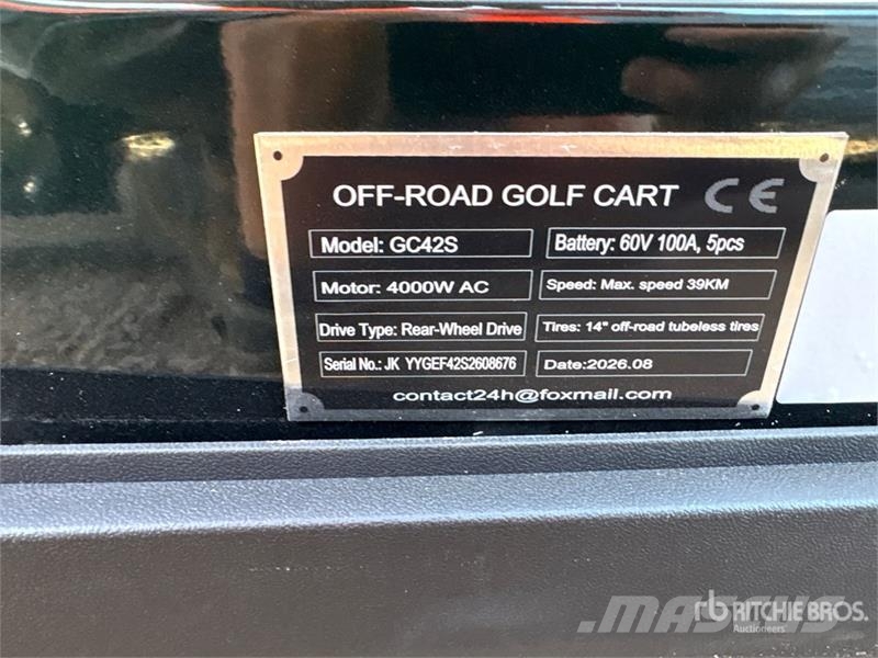 SDLOOL SL-GC42S Electric Off-Road Golf Cart (Unuse Golfbil
