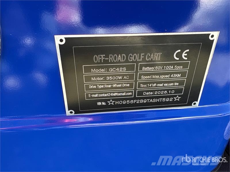 SDLOOL SL-GC42S Electric Off-Road color is blue Go Golfikärud