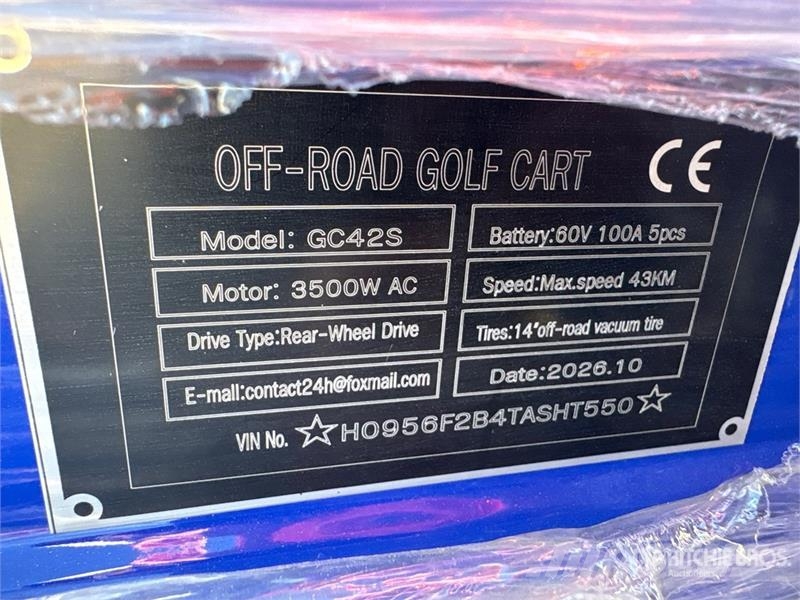 SDLOOL SL-GC42S Electric Off-Road color is blue Go Golfikärud