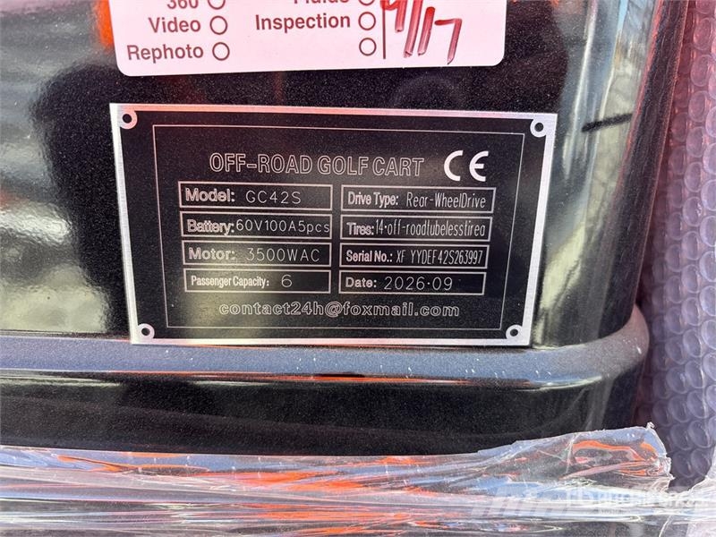  SDLOOL SL-GC42S Electric Off-Road Golf Cart (Unuse 高爾夫球車