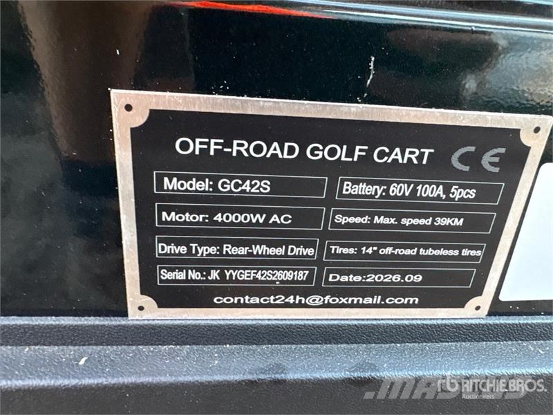  SDLOOL SL-GC42S Electric Off-Road Golf Cart (Unuse Kola za golf