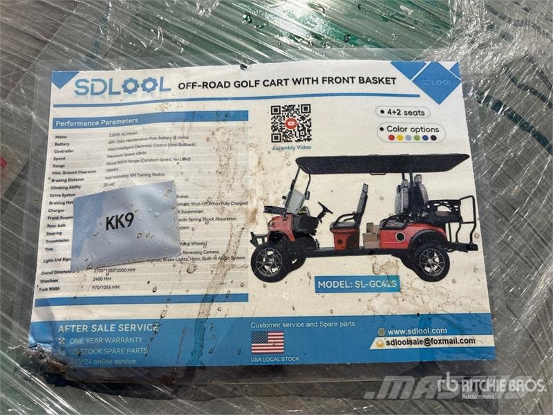  SDLOOL SL-GC42S Electric Off-Road Golf Cart (Unuse 高爾夫球車