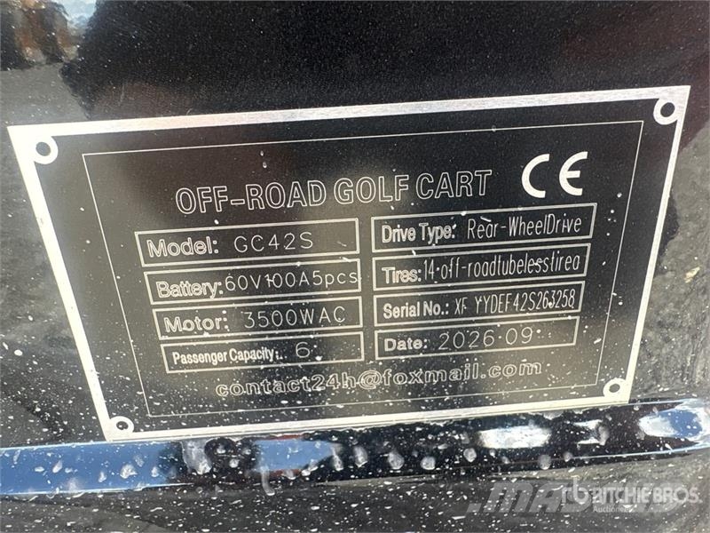 SDLOOL SL-GC42S Electric Off-Road Golf Cart (Unuse Golfové vozíky