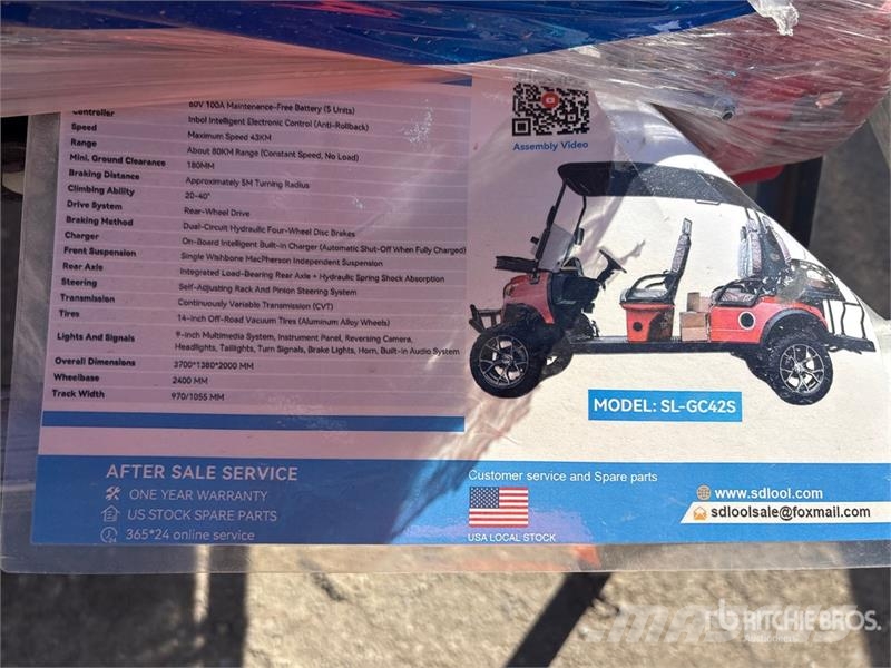 SDLOOL SL-GC42S Electric Golf Cart (Unused) 高尔夫球车