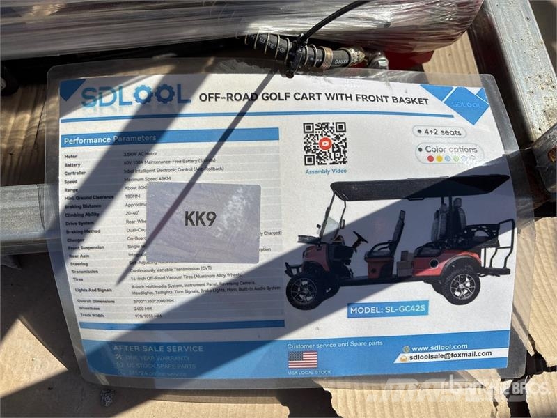  SDLOOL SL-GC42S Electric Off-Road Golf Cart (Unuse 高爾夫球車