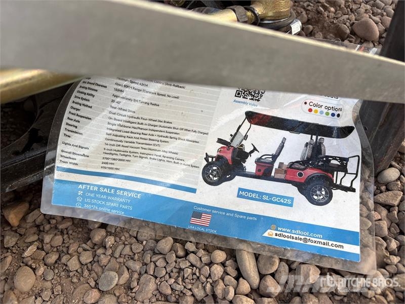  SDLOOL SL-GC42S Electric Off-Road Golf Cart (Unuse Golfbil