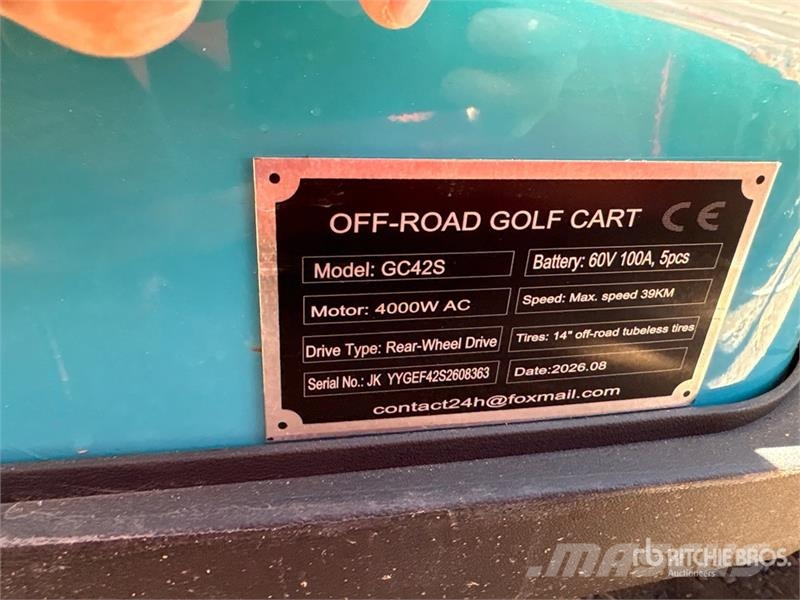SDLOOL SL-GC42S Electric Off-Road Golf Cart (Unuse Golfové vozíky