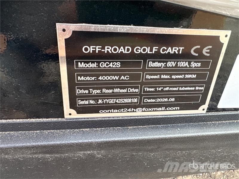 SDLOOL SL-GC42S Electric Off-Road Golf Cart (Unuse Golfbil