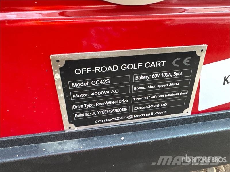 SDLOOL SL-GC42S Electric Off-Road Golf Cart (Unuse Kola za golf