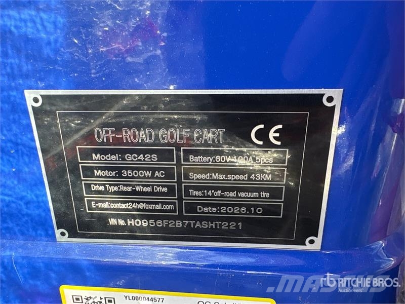 SDLOOL SL-GC42S Electric Off-Road color is blue Go Golfikärud