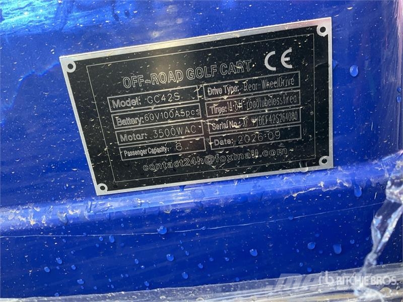 SDLOOL SL-GC42S Electric Off-Road Golf Cart (Unuse Golfwagen/Golfcart
