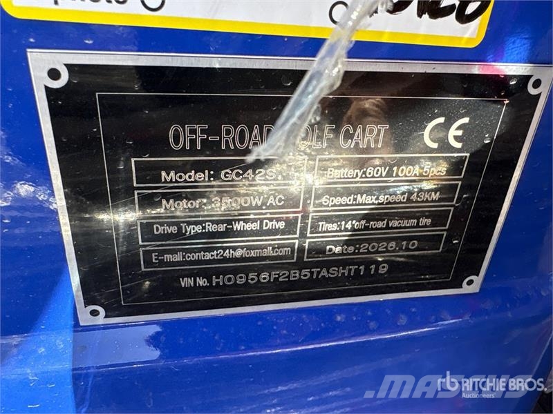 SDLOOL SL-GC42S Electric Off-Road color is blue Go Golfikärud