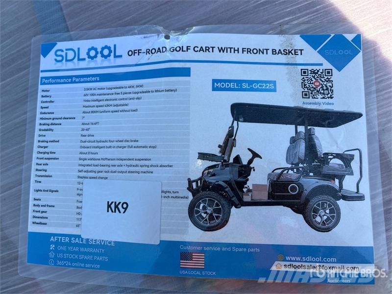  SDLOOL SL-GC42S Electric Off-Road Golf Cart (Unuse 高爾夫球車