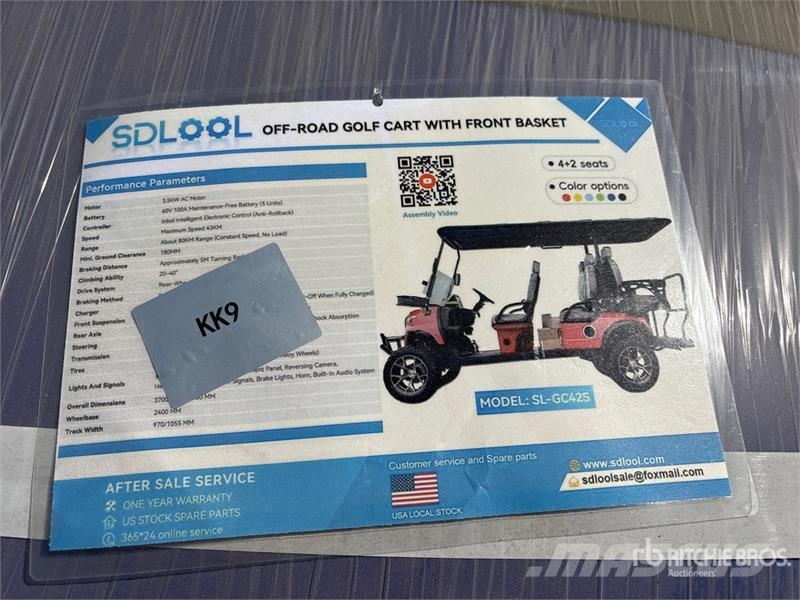  SDLOOL SL-GC42S Electric Off-Road Golf Cart (Unuse 高爾夫球車