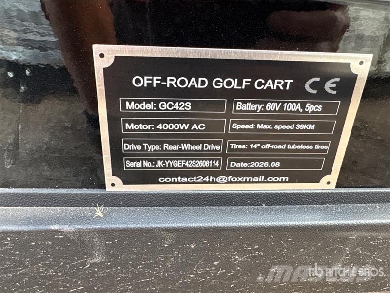  SDLOOL SL-GC42S Electric Off-Road Golf Cart (Unuse Golfbil