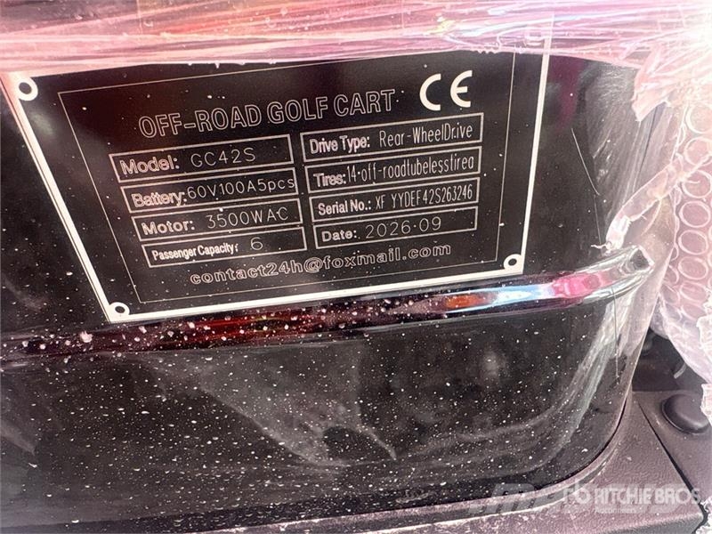 SDLOOL SL-GC42S Electric Off-Road Golf Cart (Unuse Golfové vozíky