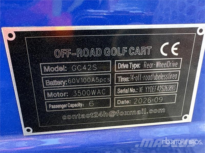SDLOOL SL-GC42S Electric Off-Road Golf Cart (Unuse 高爾夫球車