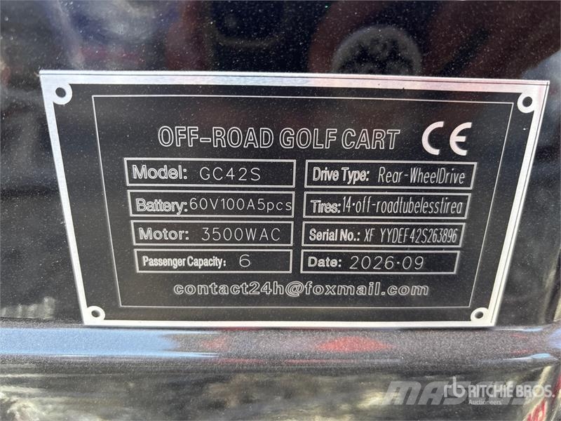  SDLOOL SL-GC42S Off-Road Golf Cart (Unused) 高爾夫球車