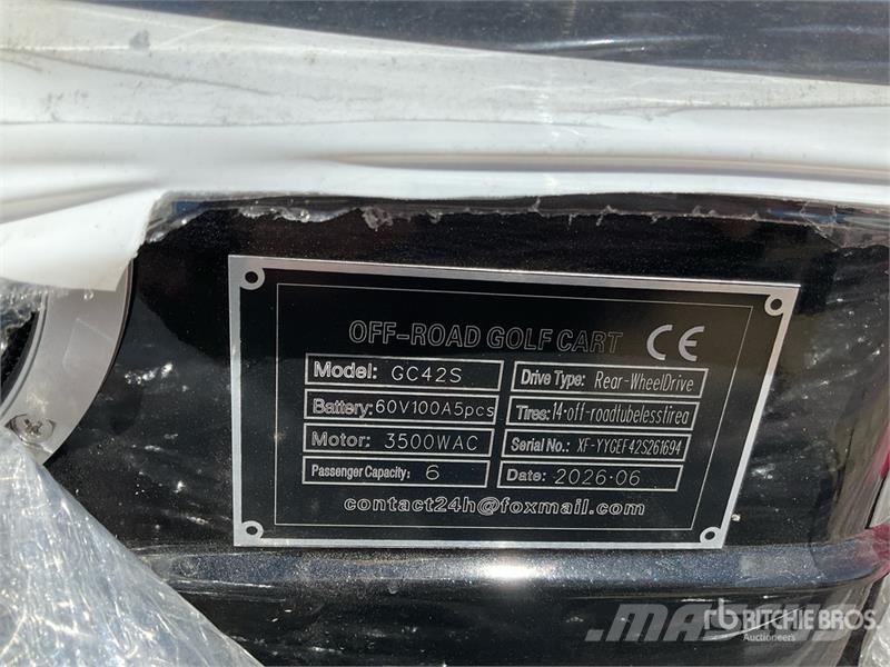 SDLOOL SL-GC42S Off-Road Golf Cart (Unused) 高尔夫球车
