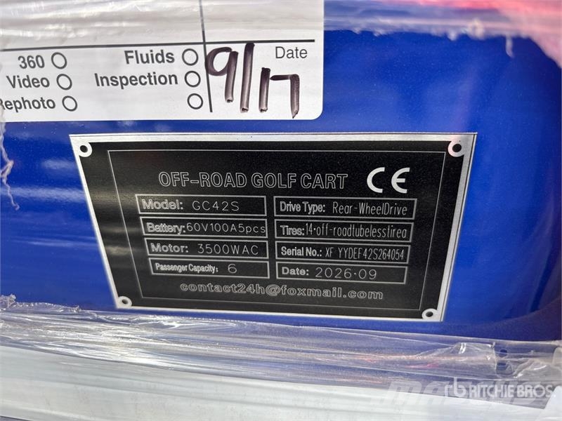 SDLOOL SL-GC42S Off-Road Golf Cart (Unused) 高爾夫球車