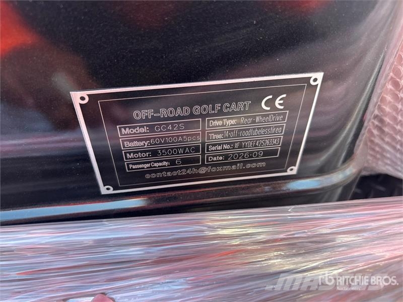 SDLOOL SL-GC42S Off-Road Golf Cart (Unused) 골프 카트