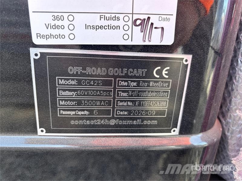  SDLOOL SL-GC42S Off-Road Golf Cart (Unused) 高爾夫球車