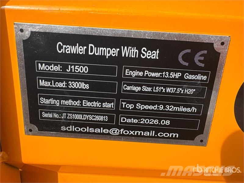 SDLOOL SL-J1500 Dumper (Unused) 側卸礦車