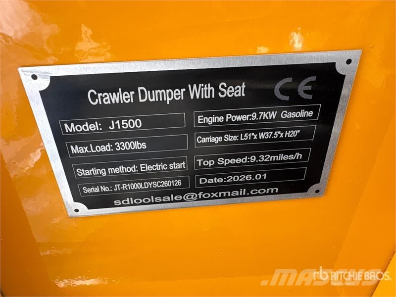 SDLOOL SL-J1500 Mini Crawler Dumper (Unused) Dumpers εργοταξίου