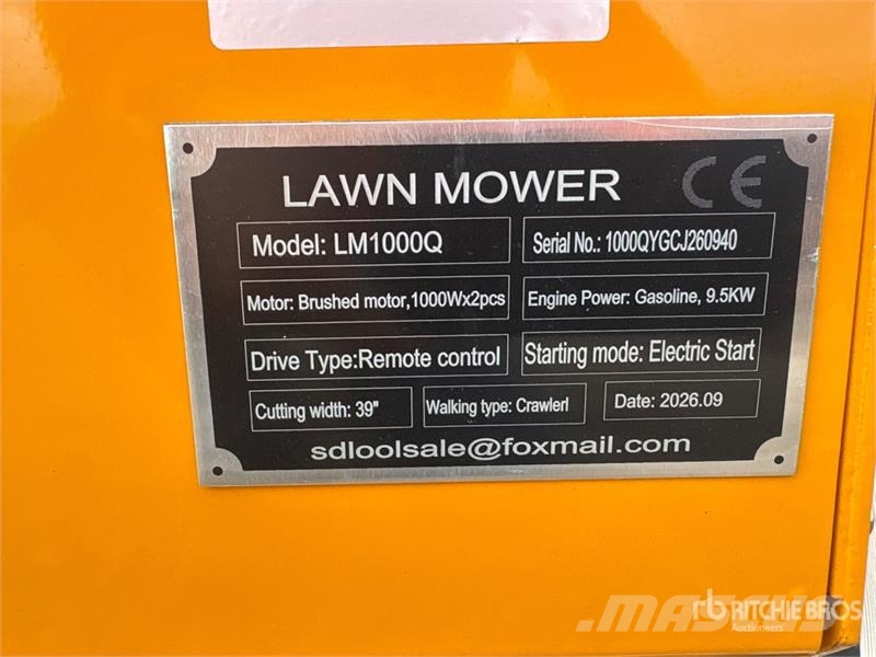 SDLOOL SL-LM1000Q Remote Control Lawn Mower (Unuse Riding mowers