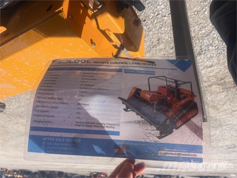  SDLOOL SL-LM1000Q Remote Control Lawn Mower (Unuse ركوب الحشائش