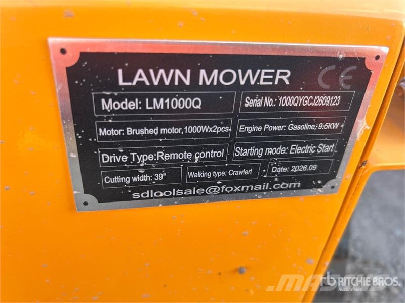  SDLOOL SL-LM1000Q Remote Control Lawn Mower (Unuse ركوب الحشائش