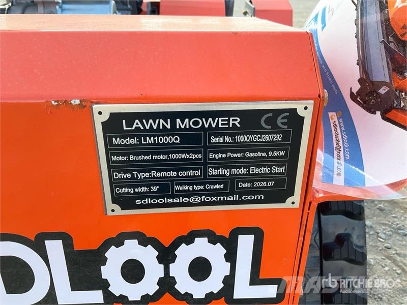 SDLOOL SL-LM1000Q Remote Control Lawn Mower (Unuse Sodo traktoriukai-vejapjovės