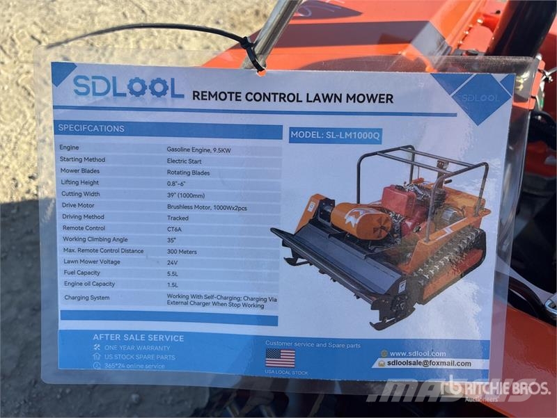 SDLOOL SL-LM1000Q Remote Control Lawn Mower (Unuse Sodo traktoriukai-vejapjovės