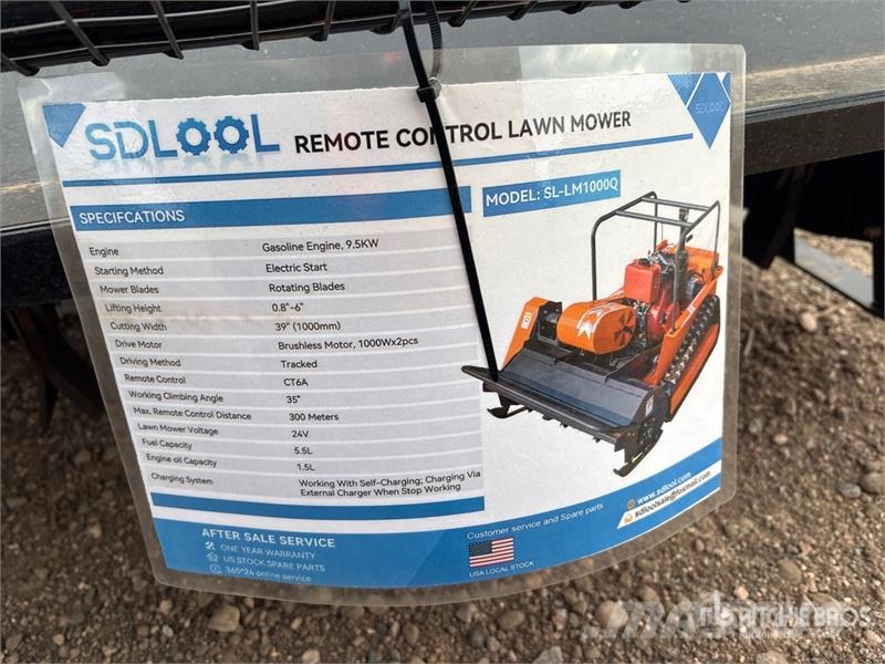 SDLOOL SL-LM1000Q Remote Control Lawn Mower (Unuse Riding mowers