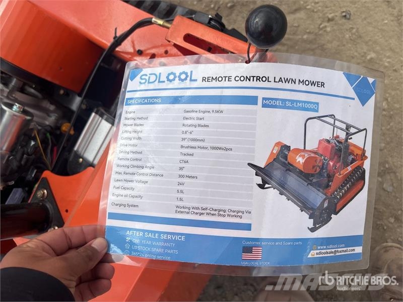 SDLOOL SL-LM1000Q Remote Control Lawn Mower (Unuse Sodo traktoriukai-vejapjovės