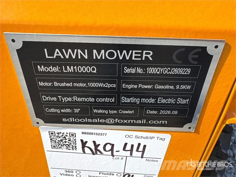 SDLOOL SL-LM1000Q Remote Control Lawn Mower (Unuse ركوب الحشائش