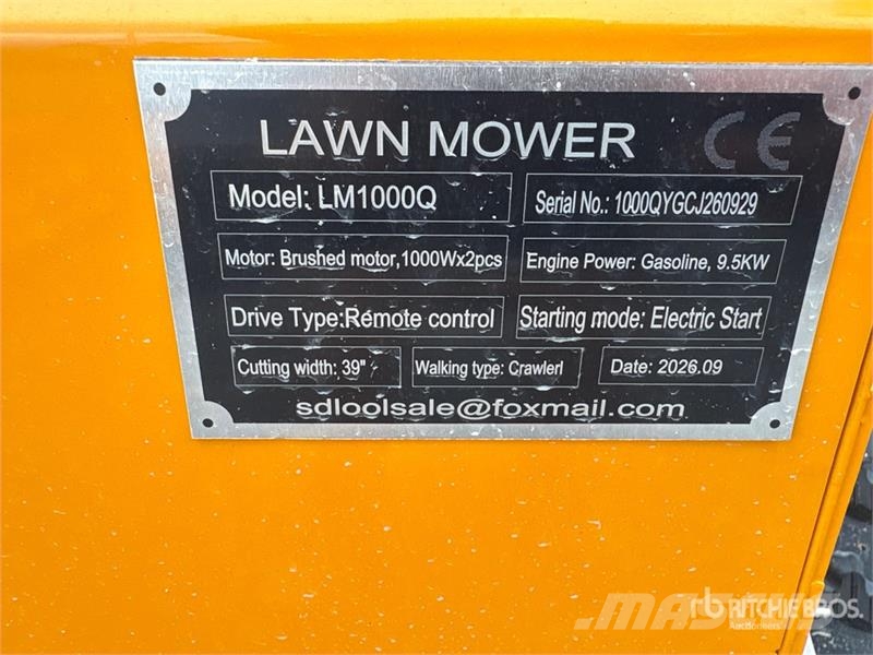 SDLOOL SL-LM1000Q Remote Control Lawn Mower (Unuse Tondeuses montées