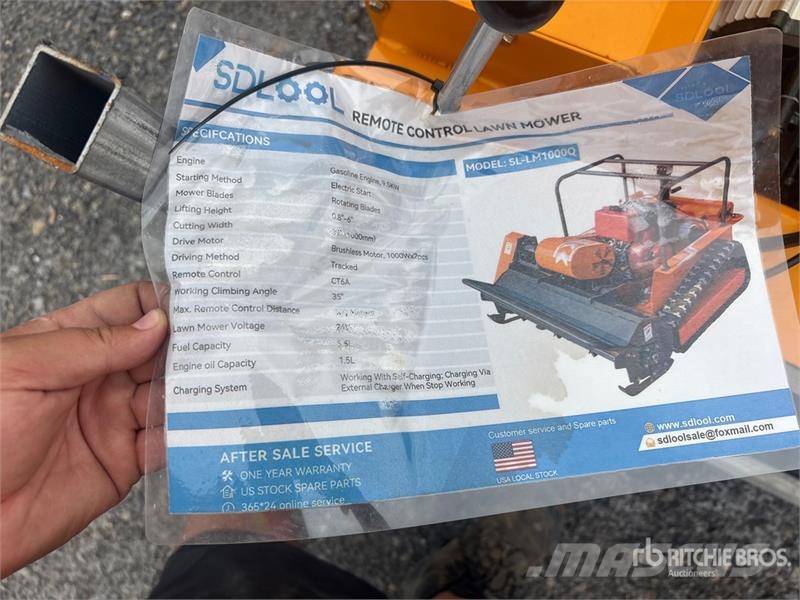 SDLOOL SL-LM1000Q Remote Control Lawn Mower (Unuse Tondeuses montées