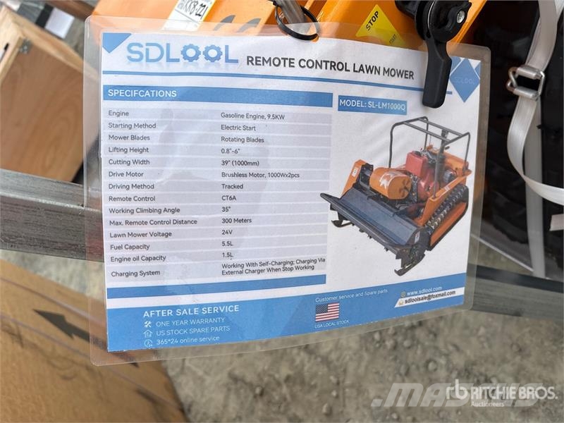 SDLOOL SL-LM1000Q Remote Control Lawn Mower (Unuse 騎乘式割草機