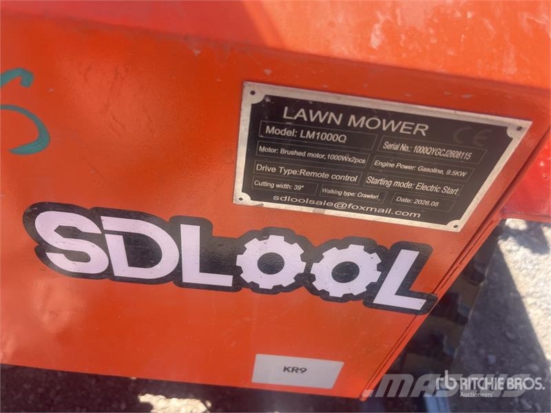  SDLOOL SL-LM1000Q Tracked Remote Control Lawn Mowe ركوب الحشائش