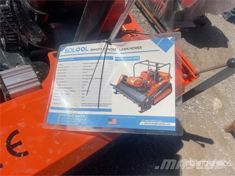  SDLOOL SL-LM1000Q Tracked Remote Control Lawn Mowe ركوب الحشائش