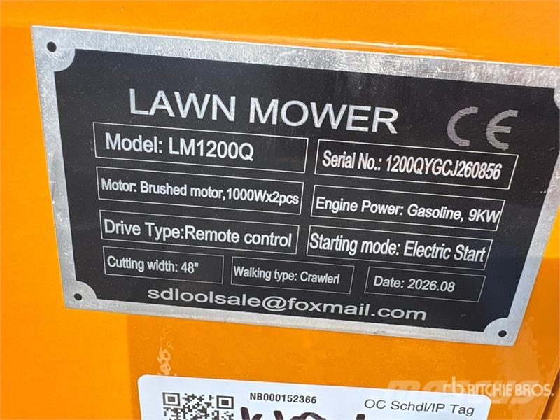 SDLOOL SL-LM1200Q Lawn Mower (Unused) ركوب الحشائش