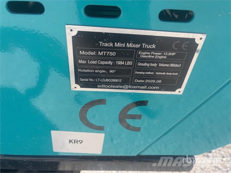SDLOOL SL-MT750 Walk-Behind Crawler Concrete Buggy Akcesoria