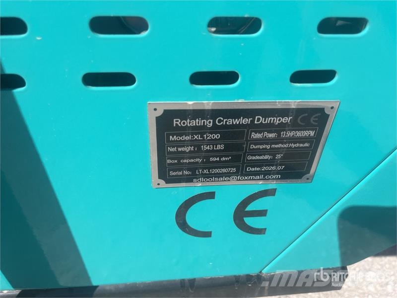 SDLOOL SL-XL1200 Crawler Dumper (Unused) Mini dumper